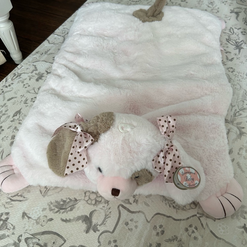 Bearington Baby Pink Tummy Time Mat